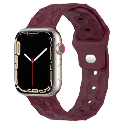 Football Texture Silicone Watch Band, For Apple Watch Ultra 2 49mm, For Apple Watch 9 45mm, For Apple Watch 9 41mm, For Apple Watch Ultra 49mm - DealBuddy