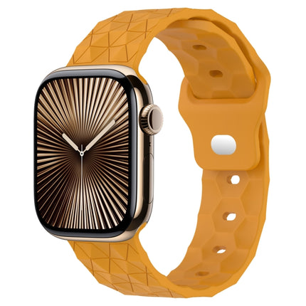 Football Texture Silicone Watch Band, For Apple Watch Series 10 46mm, For Apple Watch Series 10 42mm, For Apple Watch SE 2023 44mm, For Apple Watch SE 2023 40mm - DealBuddy