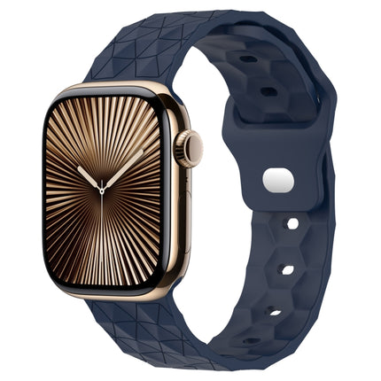 Football Texture Silicone Watch Band, For Apple Watch Series 10 46mm, For Apple Watch Series 10 42mm, For Apple Watch SE 2023 44mm, For Apple Watch SE 2023 40mm - DealBuddy