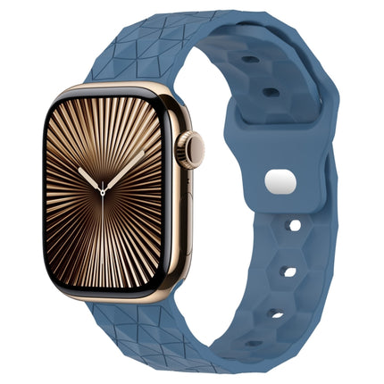 Football Texture Silicone Watch Band, For Apple Watch Series 10 46mm, For Apple Watch Series 10 42mm, For Apple Watch SE 2023 44mm, For Apple Watch SE 2023 40mm - DealBuddy