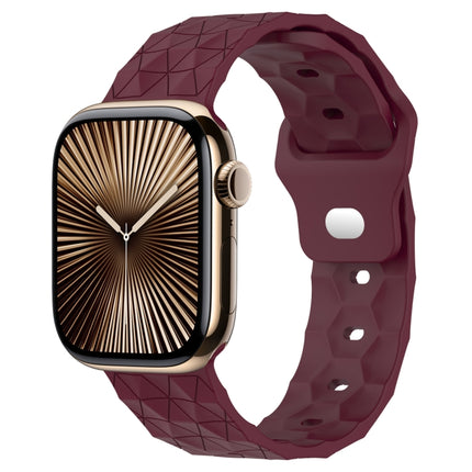 Football Texture Silicone Watch Band, For Apple Watch Series 10 46mm, For Apple Watch Series 10 42mm, For Apple Watch SE 2023 44mm, For Apple Watch SE 2023 40mm - DealBuddy