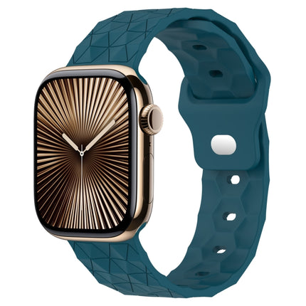 Football Texture Silicone Watch Band, For Apple Watch Series 10 46mm, For Apple Watch Series 10 42mm, For Apple Watch SE 2023 44mm, For Apple Watch SE 2023 40mm - DealBuddy