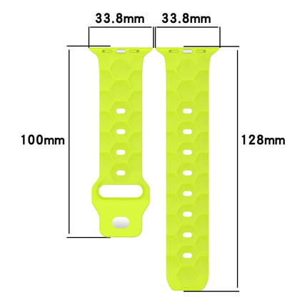Football Texture Silicone Watch Band, For Apple Watch 8 41mm, For Apple Watch 8 45mm, For Apple Watch SE 2022 40mm, For Apple Watch SE 2022 44mm - DealBuddy