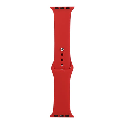 Silicone Watch Replacement Strap, Short Section (Female), For Apple Watch Series 8&7 41mm / SE 2&6&SE&5&4 40mm / 3&2&1 38mm, For Apple Watch Ultra 49mm / Series 8&7 45mm / SE 2&6&SE&5&4 44mm / 3&2&1 42mm - DealBuddy