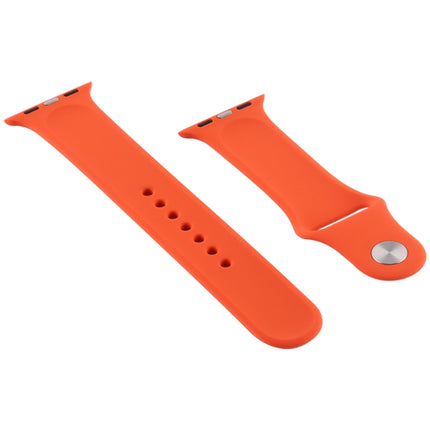 Silicone Watch Replacement Strap, Short Section (Female), For Apple Watch Series 8&7 41mm / SE 2&6&SE&5&4 40mm / 3&2&1 38mm - DealBuddy