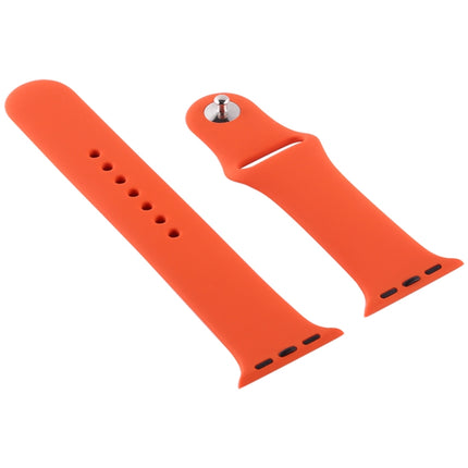 Silicone Watch Replacement Strap, Short Section (Female), For Apple Watch Series 8&7 41mm / SE 2&6&SE&5&4 40mm / 3&2&1 38mm - DealBuddy