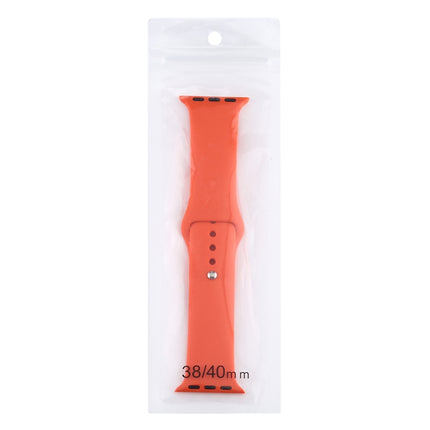 Silicone Watch Replacement Strap, Short Section (Female), For Apple Watch Series 8&7 41mm / SE 2&6&SE&5&4 40mm / 3&2&1 38mm - DealBuddy
