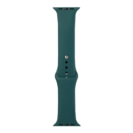 Silicone Watch Replacement Strap, Short Section (Female), For Apple Watch Series 8&7 41mm / SE 2&6&SE&5&4 40mm / 3&2&1 38mm - DealBuddy