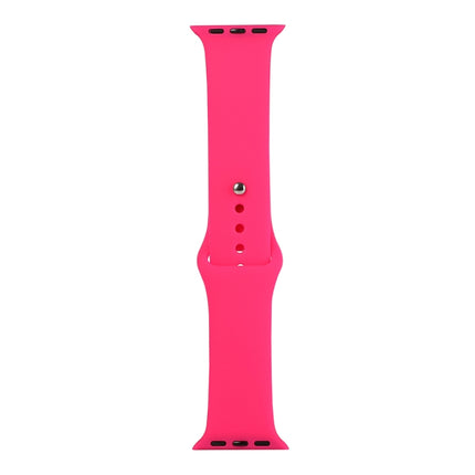 Silicone Watch Replacement Strap, Short Section (Female), For Apple Watch Series 8&7 41mm / SE 2&6&SE&5&4 40mm / 3&2&1 38mm - DealBuddy