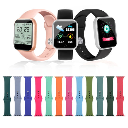 Silicone Watch Replacement Strap, Short Section (Female), For Apple Watch Series 8&7 41mm / SE 2&6&SE&5&4 40mm / 3&2&1 38mm - DealBuddy