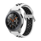 Universal Sports Two-tone Silicone Replacement Wrist Strap, For Samsung Galaxy Watch 46mm / Gear S3, For Huawei Watch GT2 / Honor Magic Watch 2 46mm - DealBuddy