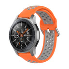 For Samsung Galaxy Watch 46mm / Gear S3 / Orange Grey