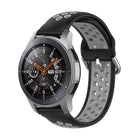 Universal Sports Two-tone Silicone Replacement Wrist Strap, For Samsung Galaxy Watch 46mm / Gear S3, For Huawei Watch GT2 / Honor Magic Watch 2 46mm - DealBuddy