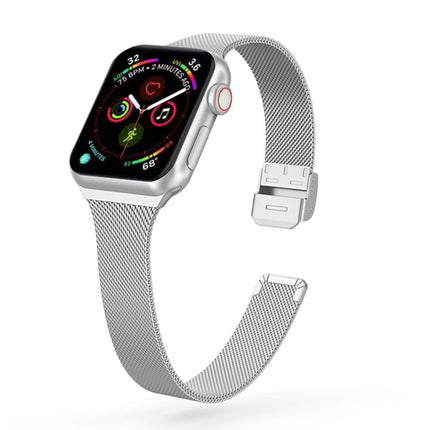 Milanese Stainless Steel Watchband, For Apple Watch Ultra 49mm / Series 8&7 45mm / SE 2&6&SE&5&4 44mm / 3&2&1 42mm, For Apple Watch Series 8&7 41mm / SE 2&6&SE&5&4 40mm / 3&2&1 38mm, For Apple Watch Series 7 45mm / 6 & SE & 5 & 4 44mm / 3 & 2 & 1 42mm ... - DealBuddy