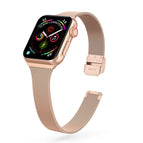 For Apple Watch Series 7 45mm / 6 & SE & 5 & 4 44mm / 3 & 2 & 1 42mm / Rose Gold