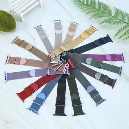 Milanese Metal Magnetic Watch Band, For Apple Watch SE 2022 44mm, For Apple Watch 7 41mm, For Apple Watch 7 45mm - DealBuddy