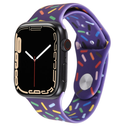 Rainbow Raindrops Silicone Watch Band, For Apple Watch 42mm, For Apple Watch 38mm - DealBuddy