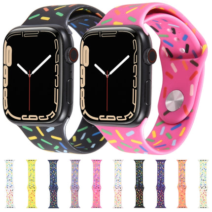 Rainbow Raindrops Silicone Watch Band, For Apple Watch 42mm, For Apple Watch 38mm - DealBuddy
