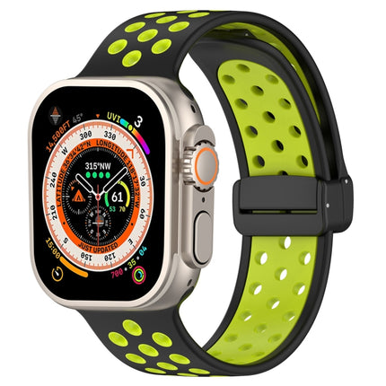 Magnetic Buckle Silicone Watch Band, For Apple Watch SE 2023 44mm, For Apple Watch Ultra 49mm, For Apple Watch 8 41mm - DealBuddy