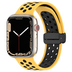 For Apple Watch 7 41mm / Yellow Black