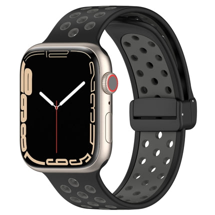 Magnetic Buckle Silicone Watch Band, For Apple Watch Series 9 41mm, For Apple Watch 7 41mm, For Apple Watch 7 45mm - DealBuddy