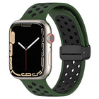 Magnetic Buckle Silicone Watch Band, For Apple Watch SE 40mm, For Apple Watch SE 44mm, For Apple Watch 6 40mm - DealBuddy