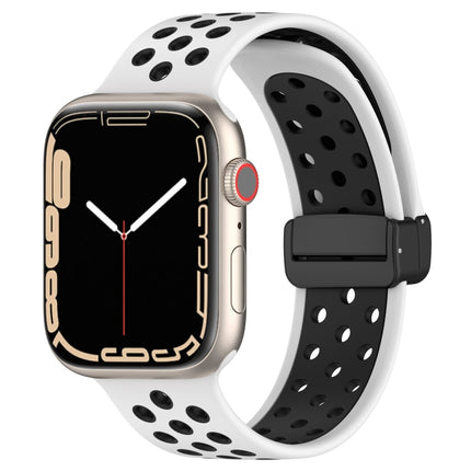 Magnetic Buckle Silicone Watch Band, For Apple Watch 6 44mm, For Apple Watch 5 44mm, For Apple Watch 5 40mm - DealBuddy