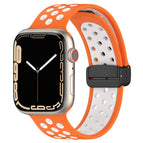 For Apple Watch 5 44mm / Orange White