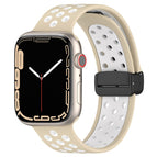 For Apple Watch 5 40mm / Khaki White