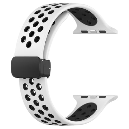 Magnetic Buckle Silicone Watch Band, For Apple Watch 4 44mm, For Apple Watch 4 40mm, For Apple Watch 3 38mm - DealBuddy