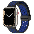 Magnetic Buckle Silicone Watch Band, For Apple Watch 4 44mm, For Apple Watch 4 40mm, For Apple Watch 3 38mm - DealBuddy