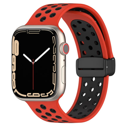 Magnetic Buckle Silicone Watch Band, For Apple Watch 4 44mm, For Apple Watch 4 40mm, For Apple Watch 3 38mm - DealBuddy