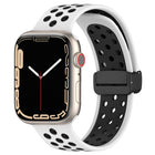 Magnetic Buckle Silicone Watch Band, For Apple Watch 3 42mm, For Apple Watch 2 42mm, For Apple Watch 2 38mm - DealBuddy