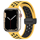 Magnetic Buckle Silicone Watch Band, For Apple Watch 3 42mm, For Apple Watch 2 42mm, For Apple Watch 2 38mm - DealBuddy
