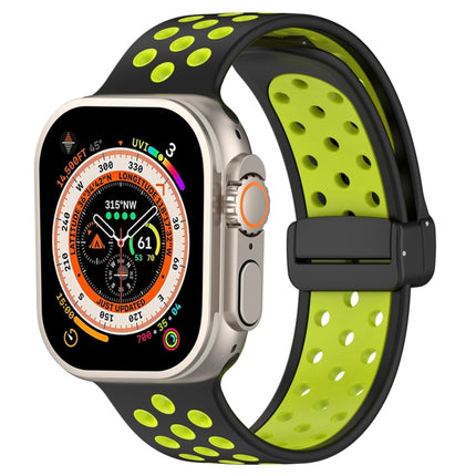 Magnetic Buckle Silicone Watch Band, For Apple Watch SE 2023 40mm, For Apple Watch Ultra 2 49mm, For Apple Watch 8 45mm - DealBuddy