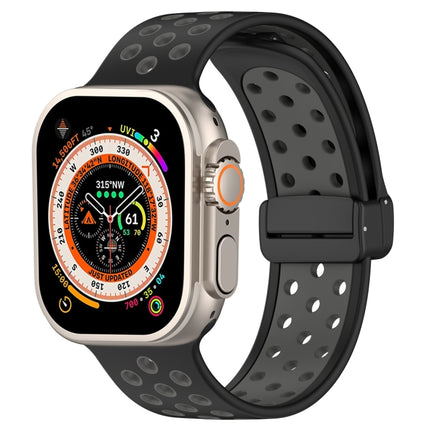Magnetic Buckle Silicone Watch Band, For Apple Watch Series 9 45mm, For Apple Watch SE 2022 40mm, For Apple Watch SE 2022 44mm - DealBuddy