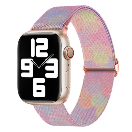 Painted Pattern Nylon Replacement Watch Band, For Apple Watch SE 40mm, For Apple Watch SE 44mm, For Apple Watch 6 40mm, For Apple Watch 6 44mm, For Apple Watch 5 44mm, For Apple Watch 5 40mm - DealBuddy