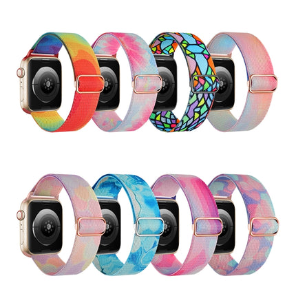 Painted Pattern Nylon Replacement Watch Band, For Apple Watch 42mm, For Apple Watch 38mm - DealBuddy