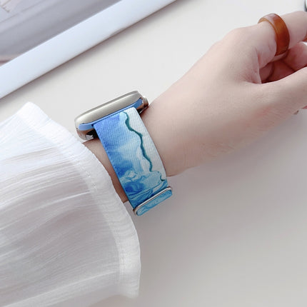 Painted Pattern Nylon Replacement Watch Band, For Apple Watch SE 40mm, For Apple Watch SE 44mm, For Apple Watch 6 40mm, For Apple Watch 6 44mm, For Apple Watch 5 44mm, For Apple Watch 5 40mm - DealBuddy