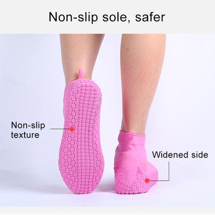 Silicone Non-slip Thickened Wear-resistant Waterproof Shoe Boots Cover, S, M, L - DealBuddy