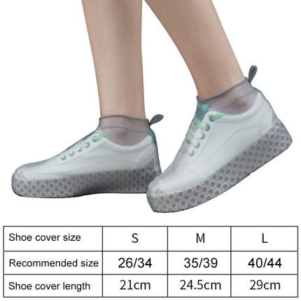 Silicone Non-slip Thickened Wear-resistant Waterproof Shoe Boots Cover, S, M, L - DealBuddy