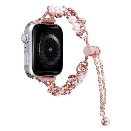 Pearl Bracelet Metal Watch Band, For Apple Watch SE 2023 44mm, For Apple Watch Ultra 49mm, For Apple Watch SE 2023 40mm, For Apple Watch 8 41mm, For Apple Watch Ultra 2 49mm, For Apple Watch 8 45mm, For Apple Watch SE 2022 40mm                         ... - DealBuddy