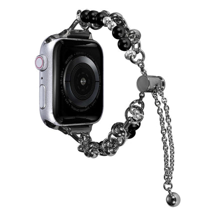 Pearl Bracelet Metal Watch Band, For Apple Watch Ultra 49mm, For Apple Watch SE 2023 44mm, For Apple Watch SE 2023 40mm, For Apple Watch 8 41mm, For Apple Watch Ultra 2 49mm, For Apple Watch 8 45mm, For Apple Watch Series 9 45mm                        ...