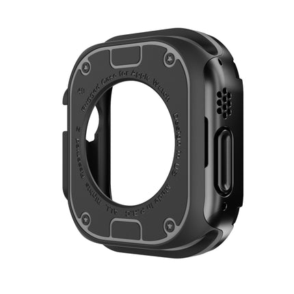 2-in-1 PC Hybrid TPU Armor Watch Case, For Apple Watch Ultra 4 / 3 / 2 / 1 49mm, For Apple Watch Series 6 / 5 / 4 / SE 44mm, For Apple Watch Series 6 / 5 / 4 / SE 40mm, For Apple Watch Series 9 / 8 / 7 45mm, For Apple Watch Series 9 / 8 / 7 41mm - DealBuddy