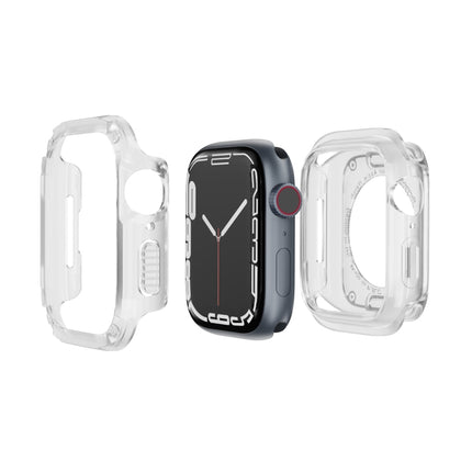 2-in-1 PC Hybrid TPU Armor Watch Case, For Apple Watch Series 6 / 5 / 4 / SE 44mm, For Apple Watch Series 6 / 5 / 4 / SE 40mm, For Apple Watch Ultra 3 / 2 / 1 49mm, For Apple Watch Series 9 / 8 / 7 45mm, For Apple Watch Series 9 / 8 / 7 41mm - DealBuddy