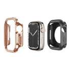 2-in-1 PC Hybrid TPU Armor Watch Case, For Apple Watch Series 6 / 5 / 4 / SE 44mm, For Apple Watch Series 6 / 5 / 4 / SE 40mm, For Apple Watch Ultra 3 / 2 / 1 49mm, For Apple Watch Series 9 / 8 / 7 45mm, For Apple Watch Series 9 / 8 / 7 41mm - DealBuddy