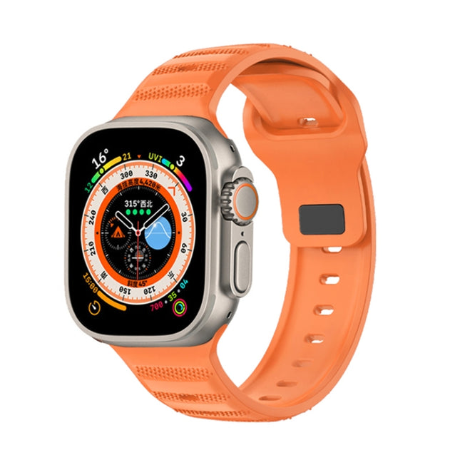 Dot Texture Fluororubber Watch Band, For Apple Watch Ultra 49mm, For Apple Watch SE 2023 44mm, For Apple Watch SE 2023 40mm, For Apple Watch 8 41mm, For Apple Watch 8 45mm, For Apple Watch Ultra 2 49mm, For Apple Watch 9 45mm, For Apple Watch SE 2022 40mm - DealBuddy