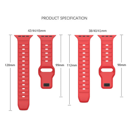 Dot Texture Fluororubber Watch Band, For Apple Watch 42mm, For Apple Watch 38mm - DealBuddy