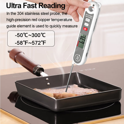 GVDA GD159 Foldable Digital Thermometer Food Temperature Measurement Tool - DealBuddy