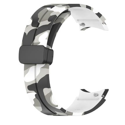 Magnetic Clasp Camouflage Silicone Watch Band, For Samsung Galaxy Watch5 / 5 Pro / Watch 4 / 4 Classic - DealBuddy